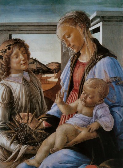 Madonna of the Eucharist by Sandro Botticelli